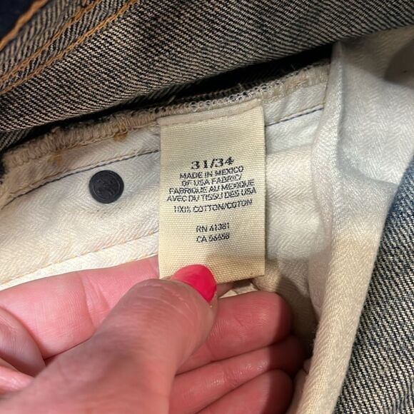 Ralph Lauren Denim & Supply RARE Men’s slim fit distressed jeans cotton - 31/34 - Picture 12 of 12